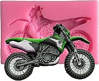 Vista 3 de Cestony Moldes de silicona para motocicleta para bricolaje, pasteles, fondant, galletas, jabón, pudín de azúcar, chocolate, caramelos duros