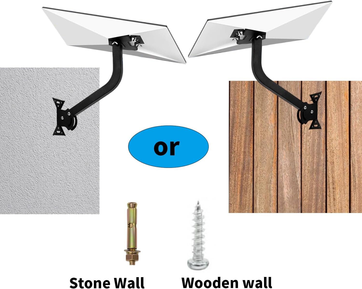 Starlink Gen 3 Roof Mount Kit – 180° Adjustable Gen 3 Pipe Adapter Kit L-Shaped Bracket with Expansion Bolts & Screws (Black) image 2 of 6 B0FGV4YHSQ