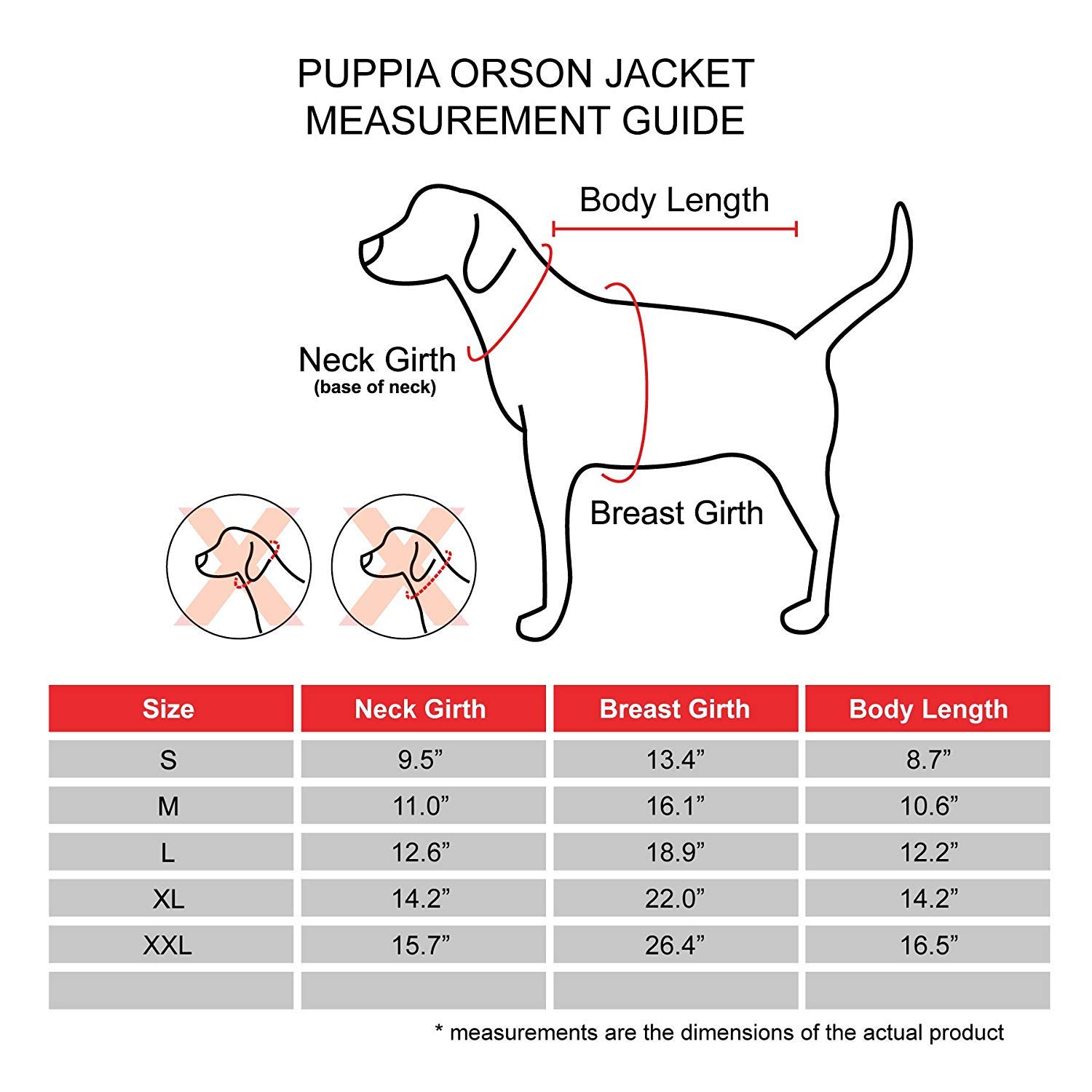 Puppia Orson Płaszcz dla psa - czerwony, XL