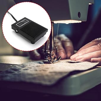 Comfortable Foot Controlled Mechanism Aluminum Sturdy Builds For Sewing Tasks Overcurrent Instrument Foot Pedals For Industrial Use