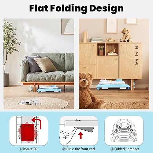 Miniatura 53 de Andador de bebé 5 en 1, andadores de bebé para niños y niñas de 6 a 12 meses, caminador de actividad plegable, andador infantil con gorila, altura