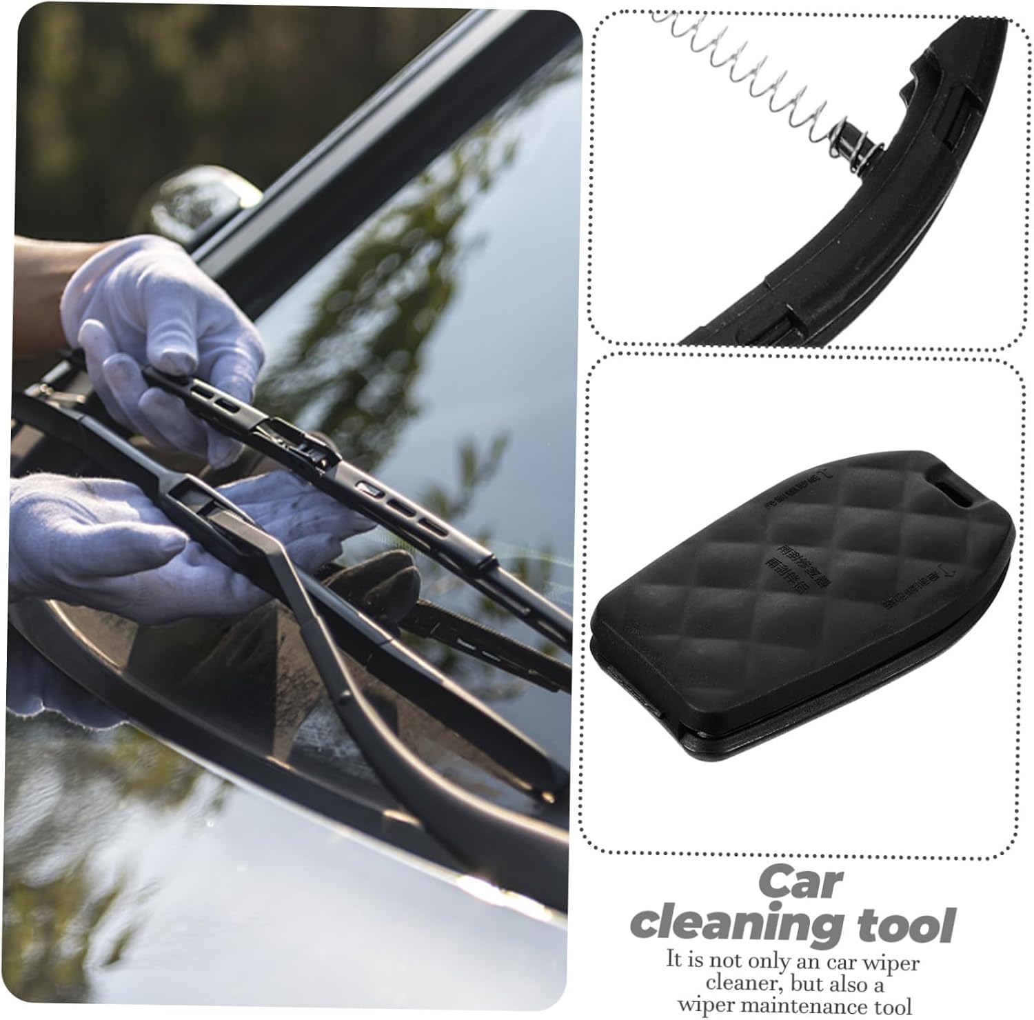 STOBAZA 1pc Car Windscreen Wiper Cleaner Windshield Wiper Arm Brush Car Cleaning Tool Material Easy to Use