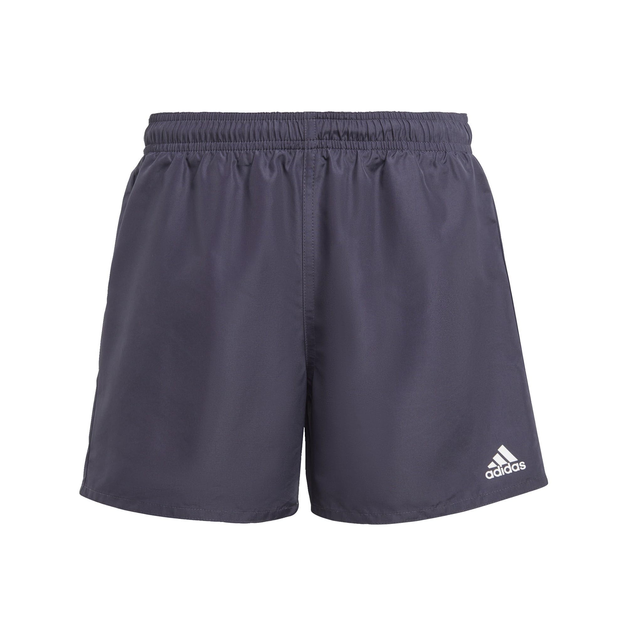 adidas Classic Badge of Sport Swim Shorts Swimsuit, Shadow Navy/White, 5-6 Years Boy's
