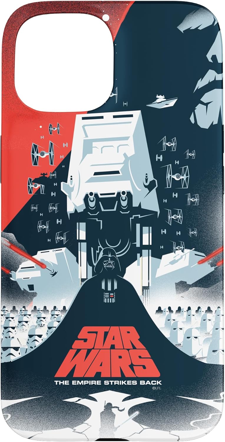 Star Wars The Empire Strikes Back Illustrated Movie Poster Case for iPhone 15