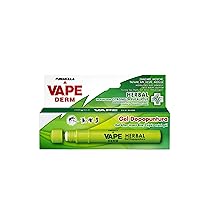 Vape Derm Herbal, Penna Gel Dopopuntura Zanzare, Formulazione con Proprietà Idratanti e Lenitive, Allieva il Fastidio delle Punture di Zanzare e Mosche, Dona Sollievo, 10 ml