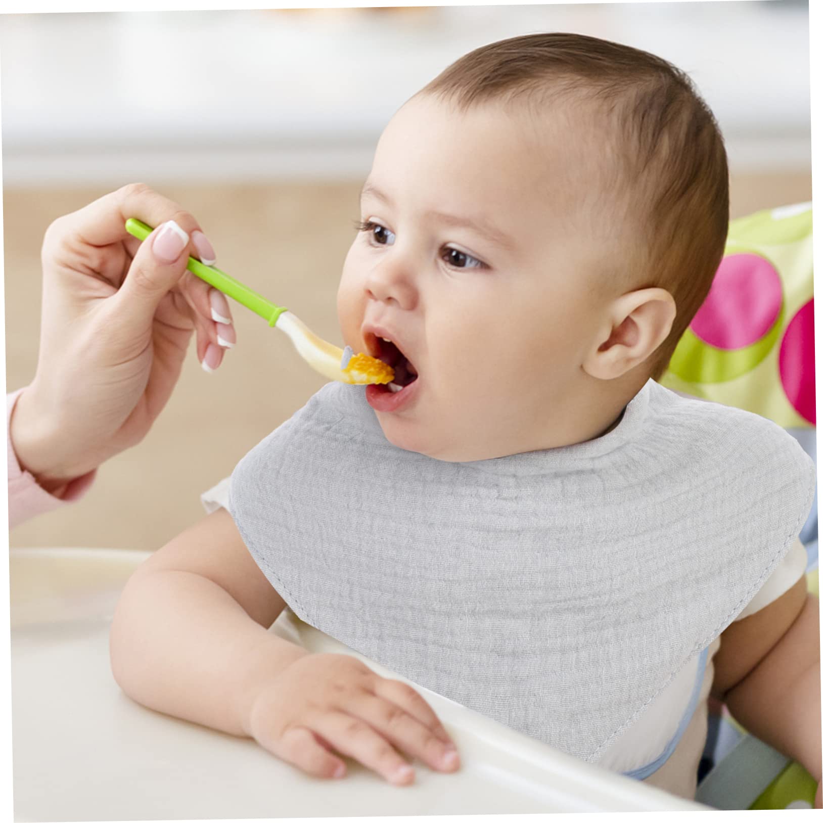 Toyvian 15 Piezas Toalla Triangular Baberos De Toalla Para Comer Comida De Bebé Baberos De Comida De Bebé Toallita Para Bebé Toalla De Saliva Para Bebé Recién Nacido Babero Babero Lavable
