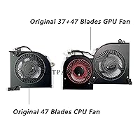Vista 4 de BestParts New Genuine CPU+GPU Cooling Fan Replacement for MSI GS65 Stealth Thin, P/N: MS-16Q2 MS-16Q3, 16Q2-CPU 16Q2-G-CCW