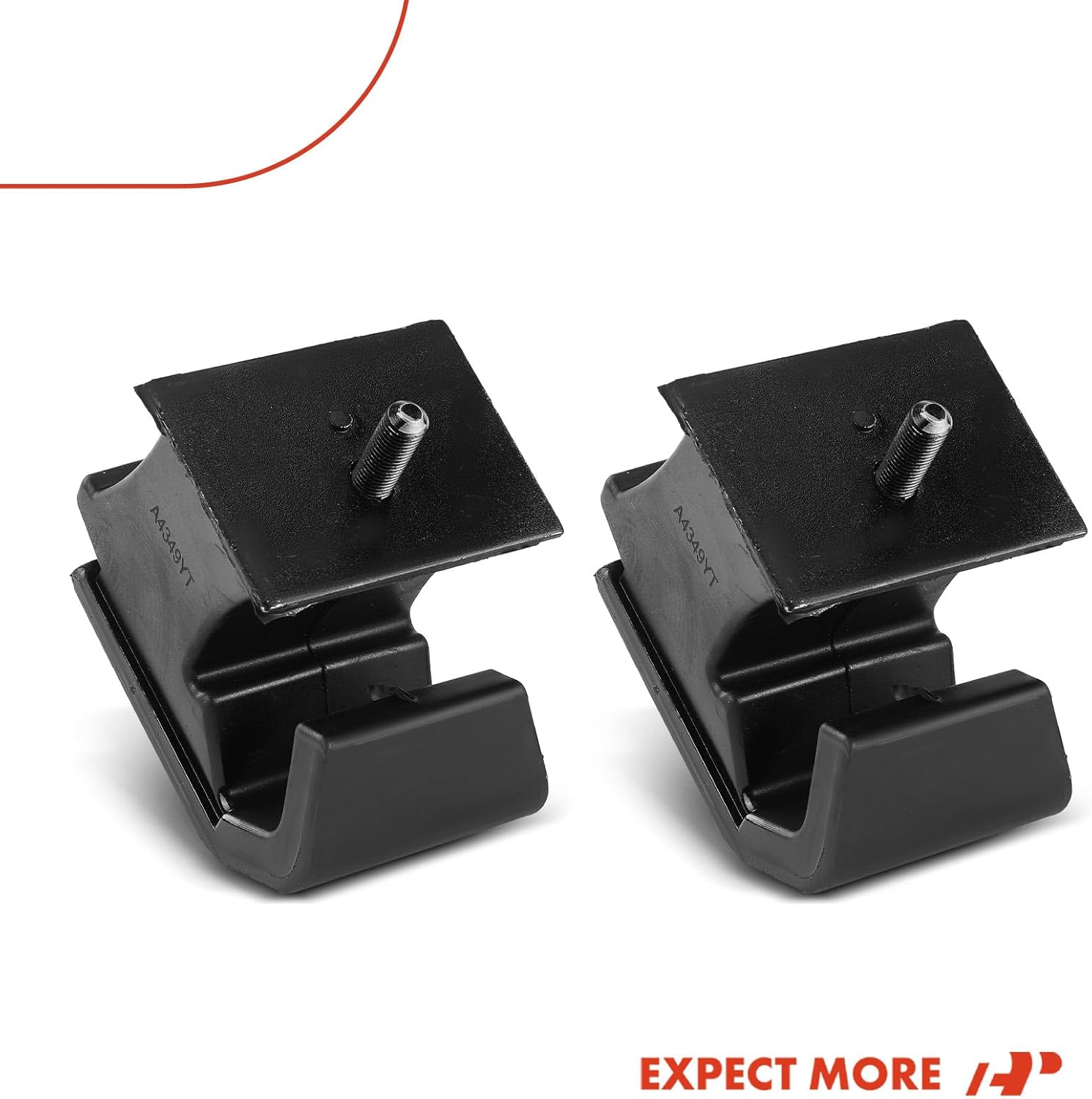 A-Premium Front Left and Right Engine Motor Mount Kit Compatible with Nissan Frontier 2005-2019, 2.5L, 2-PC Set, Replace# 112209BA0A, 11220EA00A