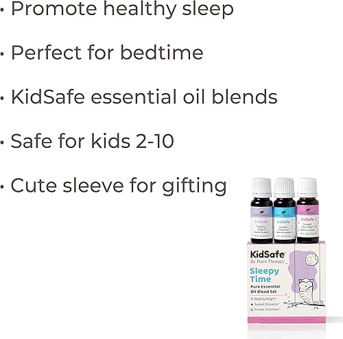 Miniatura 4 de Plant Therapy Sleepy Time KidSafe - Juego de mezclas de aceites esenciales 100% puro, sin diluir, grado terapéutico