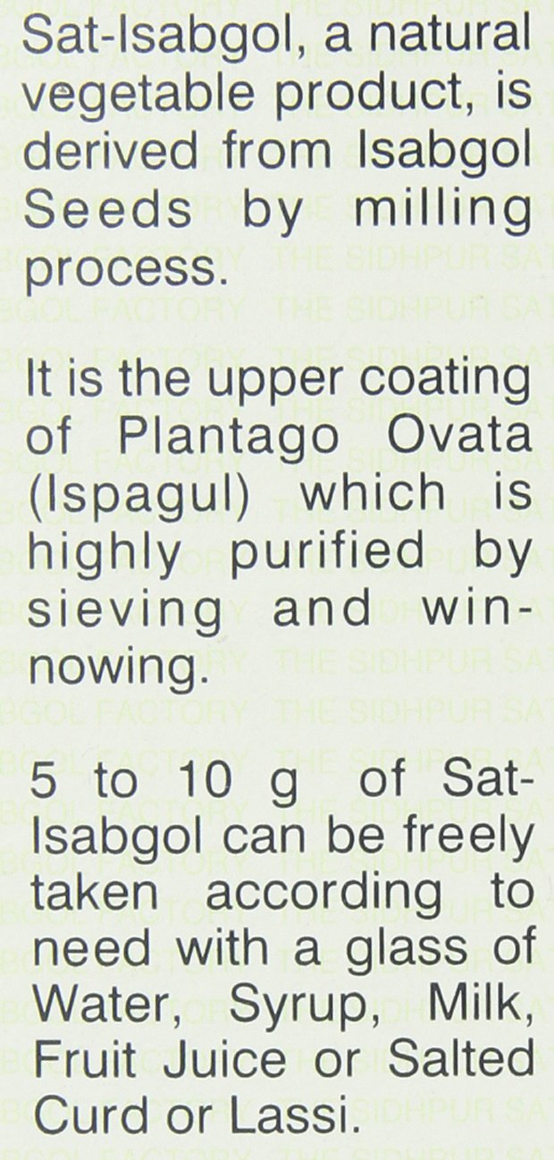 Telephone Sat-isabgol (psyllium Husk), 200-Gram Boxes (Pack of 5)