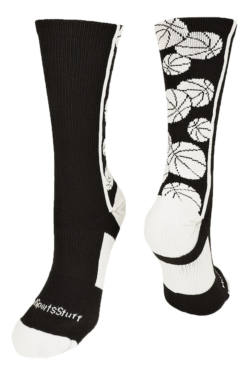 MadSportsStuff Crazy Basketball Logo Crew Socks (Multiple Colors) - Review, Price and Buying Guide