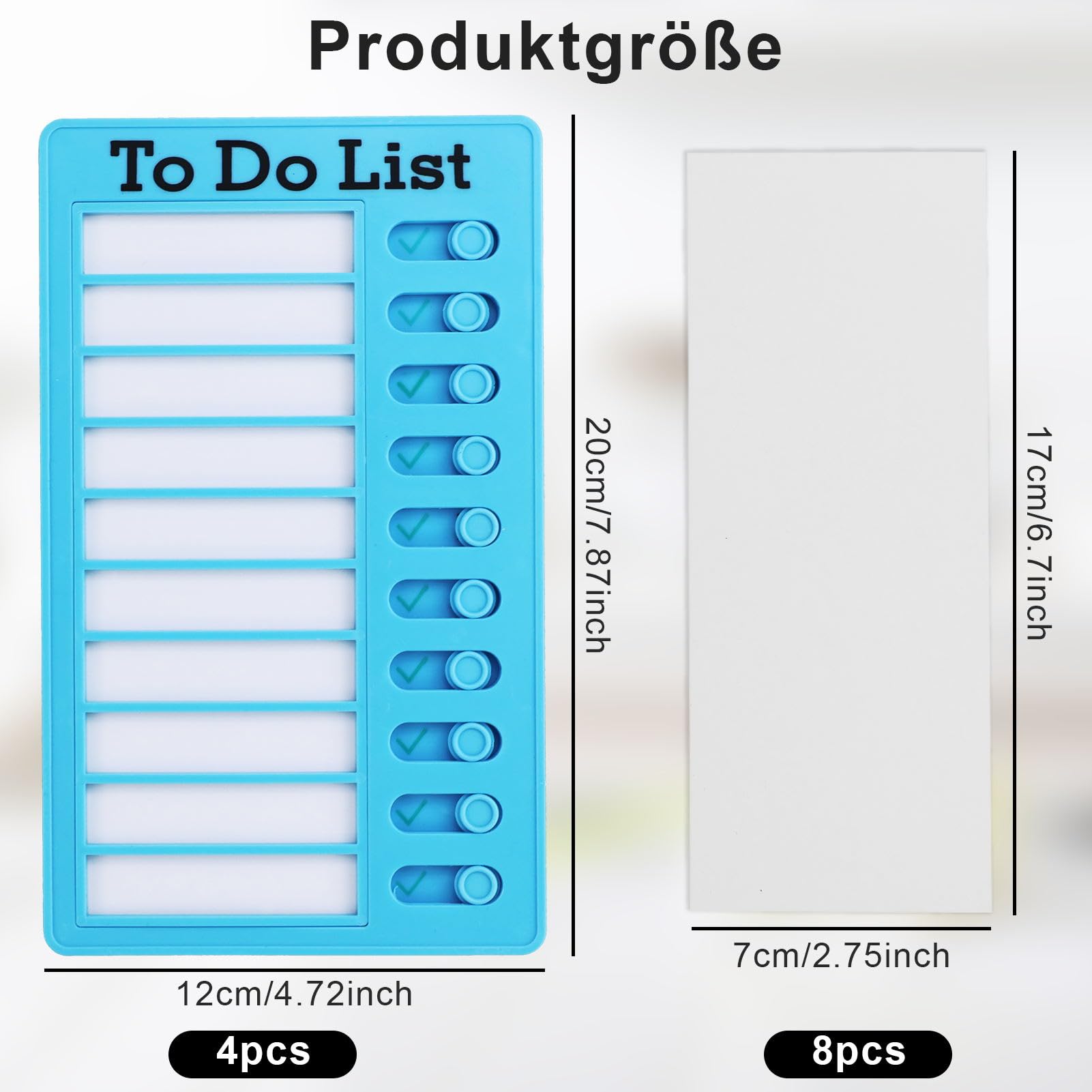 DNDGDLUA 2 Stück Memo Checklist Boards, Chore Chart für Kinder