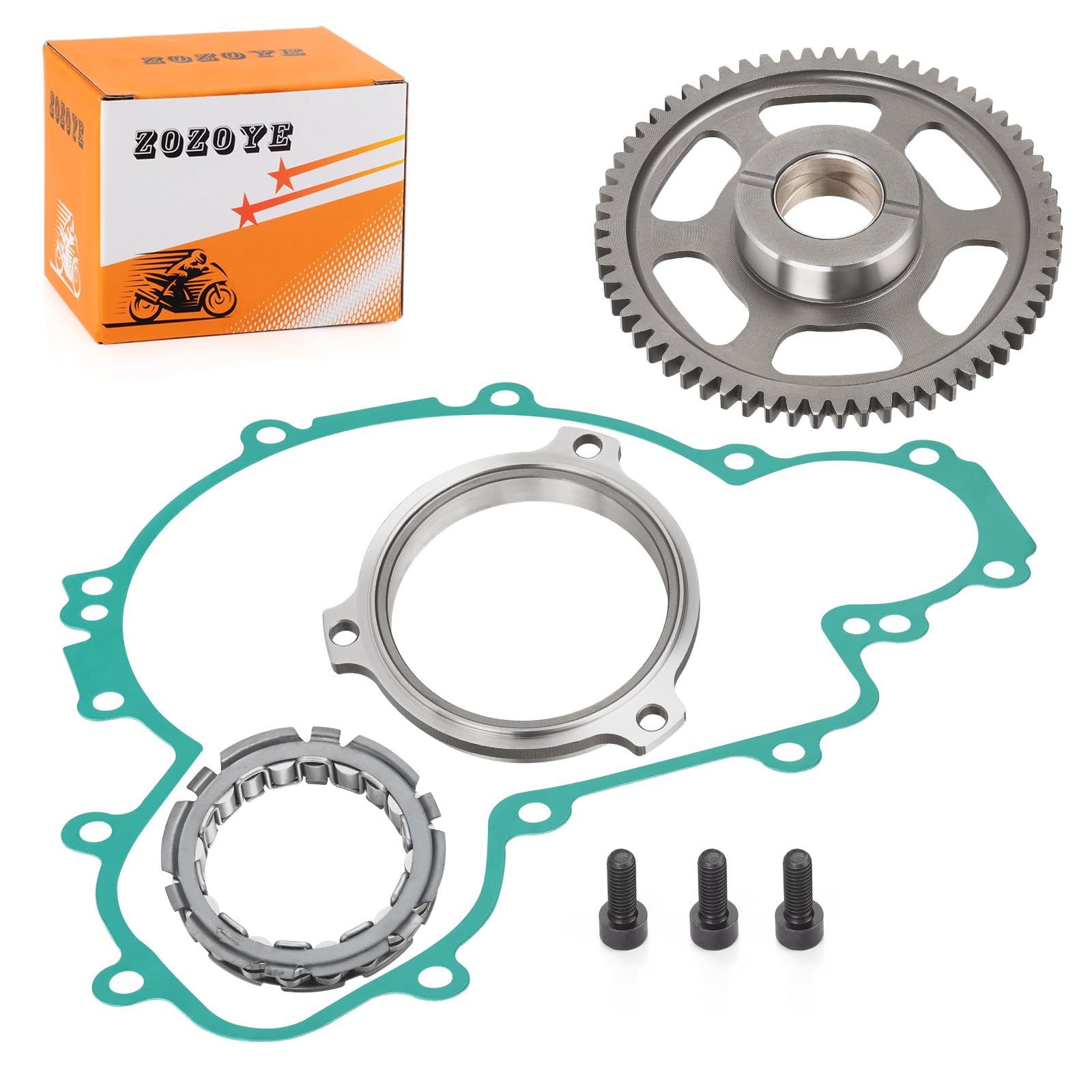 Kit de juntas de engranaje loco de embrague de arranque de rodamiento unidireccional para Polaris RZR 900 XP 2011-2012 RZR 900 XP 4 2012 6230467 1204184