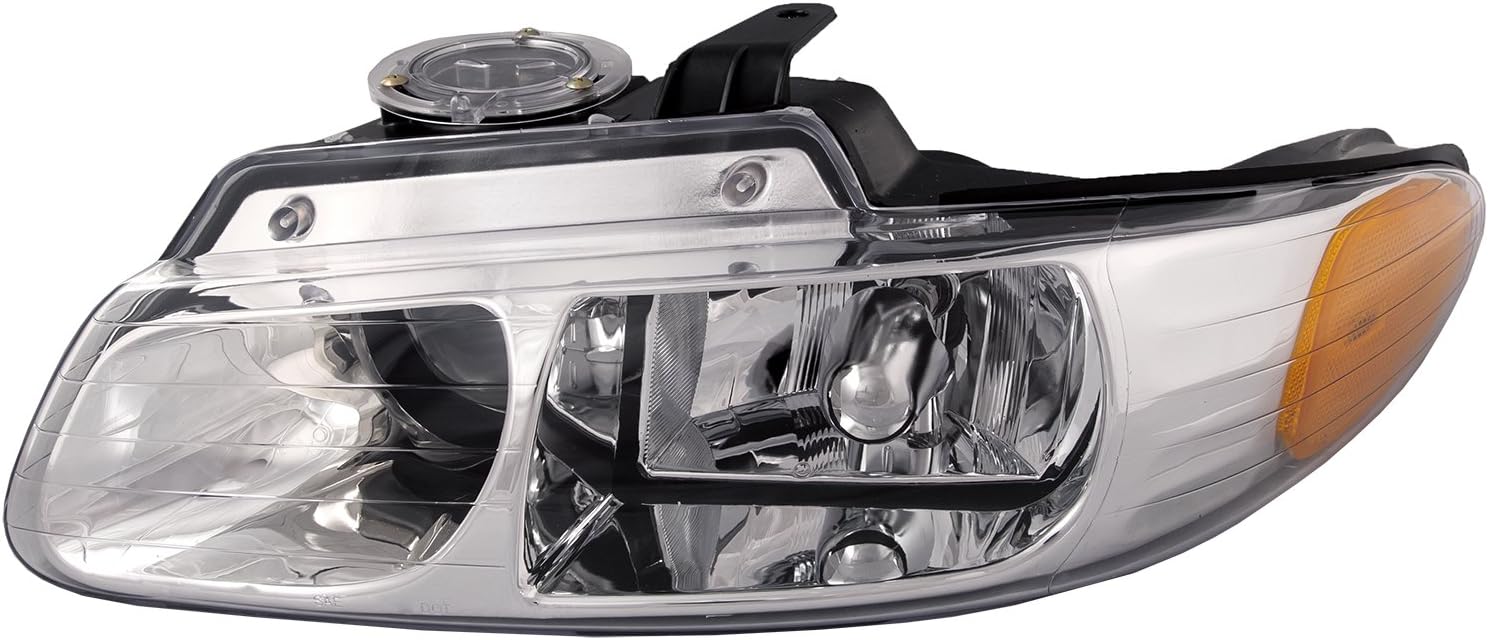 HEADLIGHTSDEPOT Chrome Housing Headlight W/Quad Option