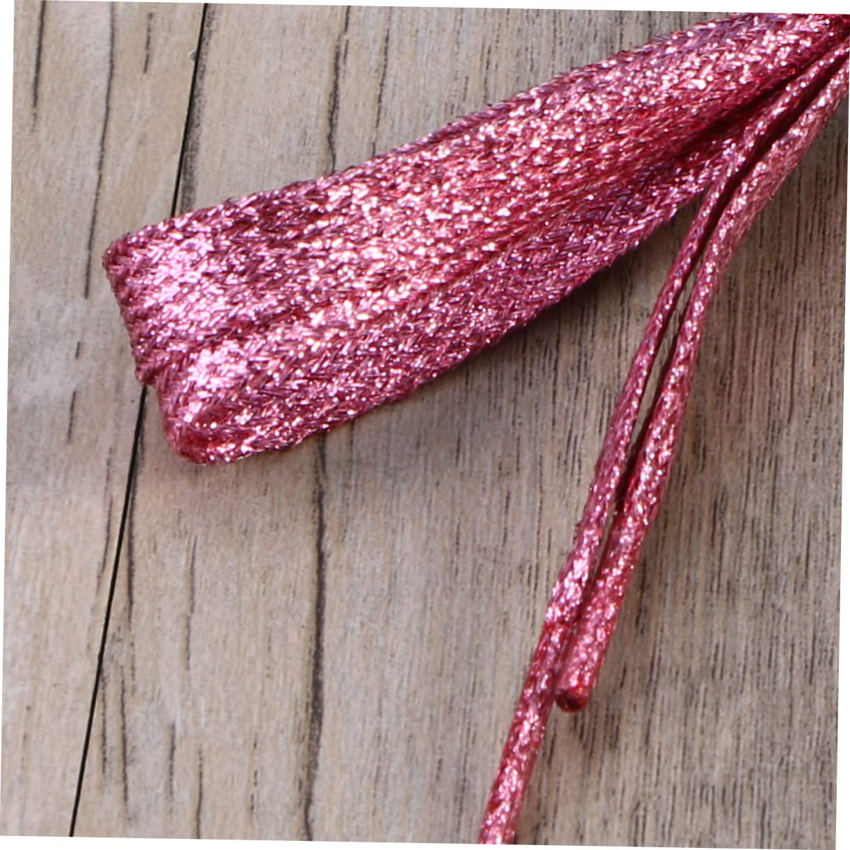KOMBIUDA 1.1m Lacci Piatti Glitterati Da Lacci Colorati Per Scarpe Da Ginnastica Scarpe Sportive e Di Tela Resistente e Flessibile