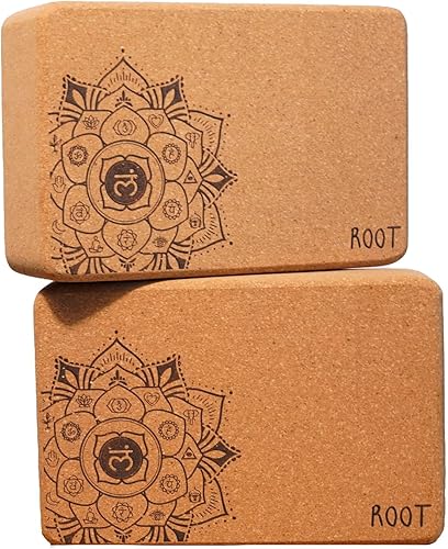 Miniatura 10 de Ultimate Eco-Friendly Yoga Blocks | Premium Portuguese Cork Bricks | Set of One or Two Cork Yoga Blocks | 2 pack or Single Block | High Density,