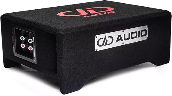 Digital Designs DD Audio DF-SL608.1-D2 8 Dual 2-Ohm 300W RMS Under Seat Enclosure Subwoofer Box