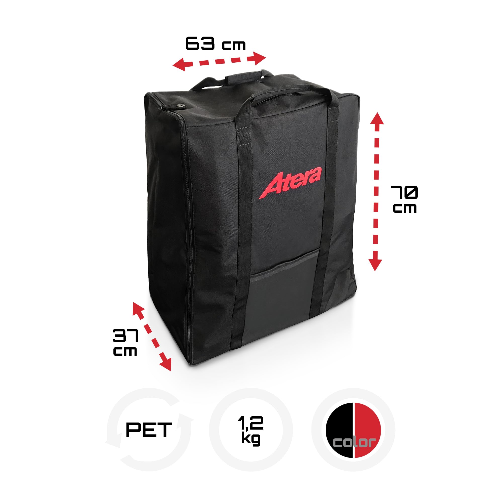 ATERA 022783 Lenkertasche für Scooter und Fahrräder mit Handgriff Polyester 1.76kg