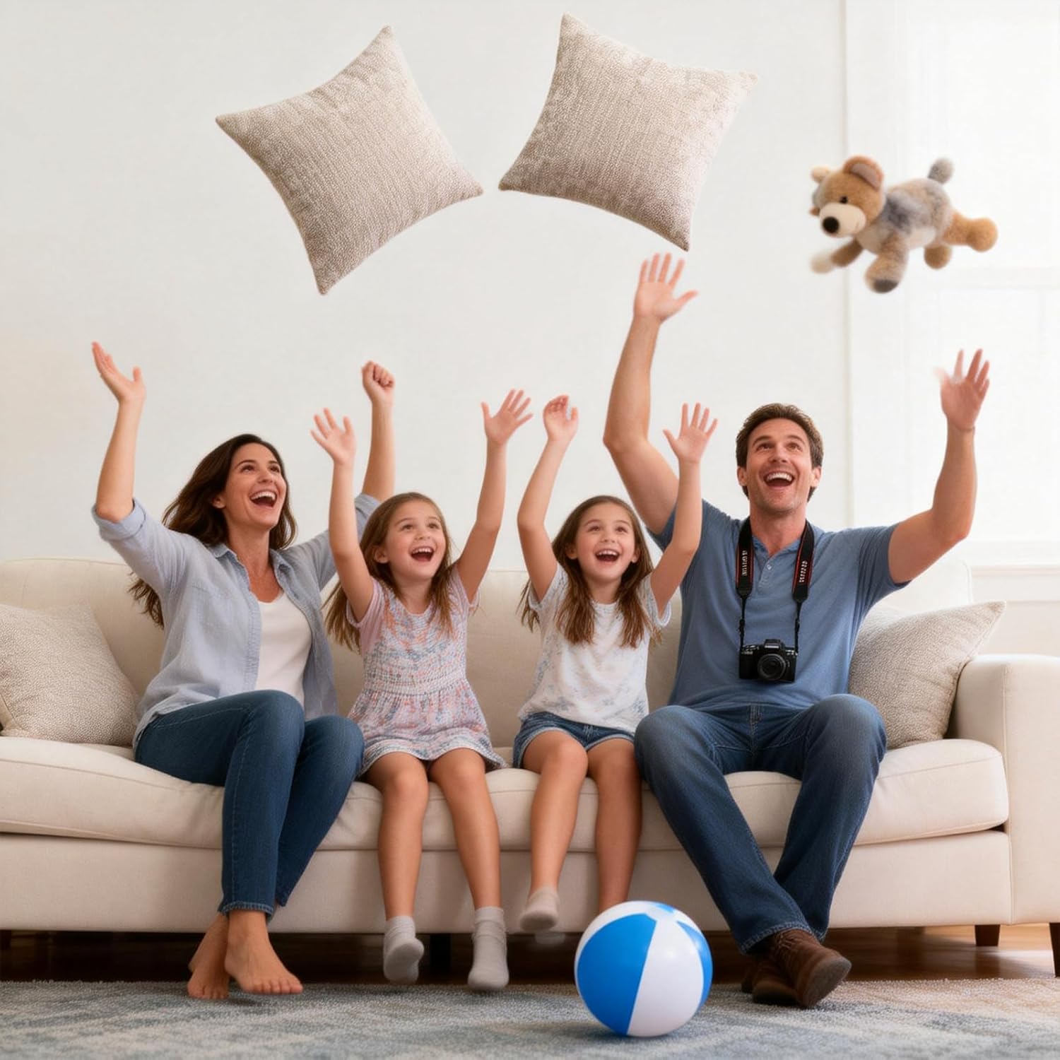 Small Throw Pillow 18x18,Couch Pillows,Velvet Throw Pillow for Bed and Couch,Set of 2,Gray