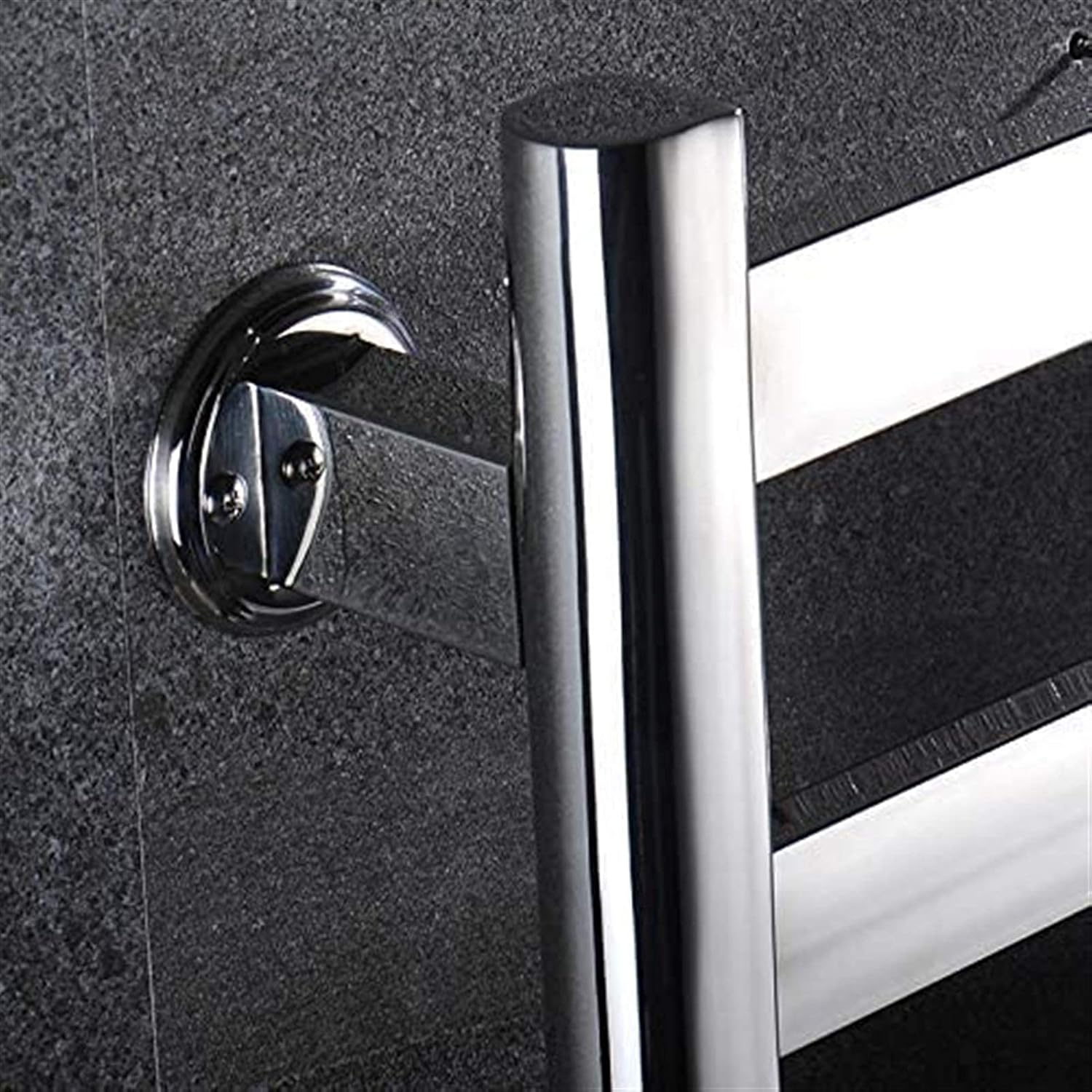 Heated Towel Rail Rails Electric Towel Warmer Bathroom Towel Warmer Wall Mounted Electric Towel Rack Simple and Luxurious Let You Not Feel The Wet and Cold of Towel (Size : Plu