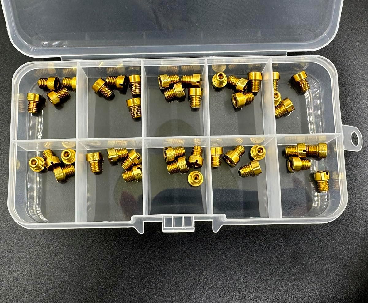 40 Pack (10-32) For Holley Carburetor AIR BLEEDS Assortment Kit .025 in.-.070 in.