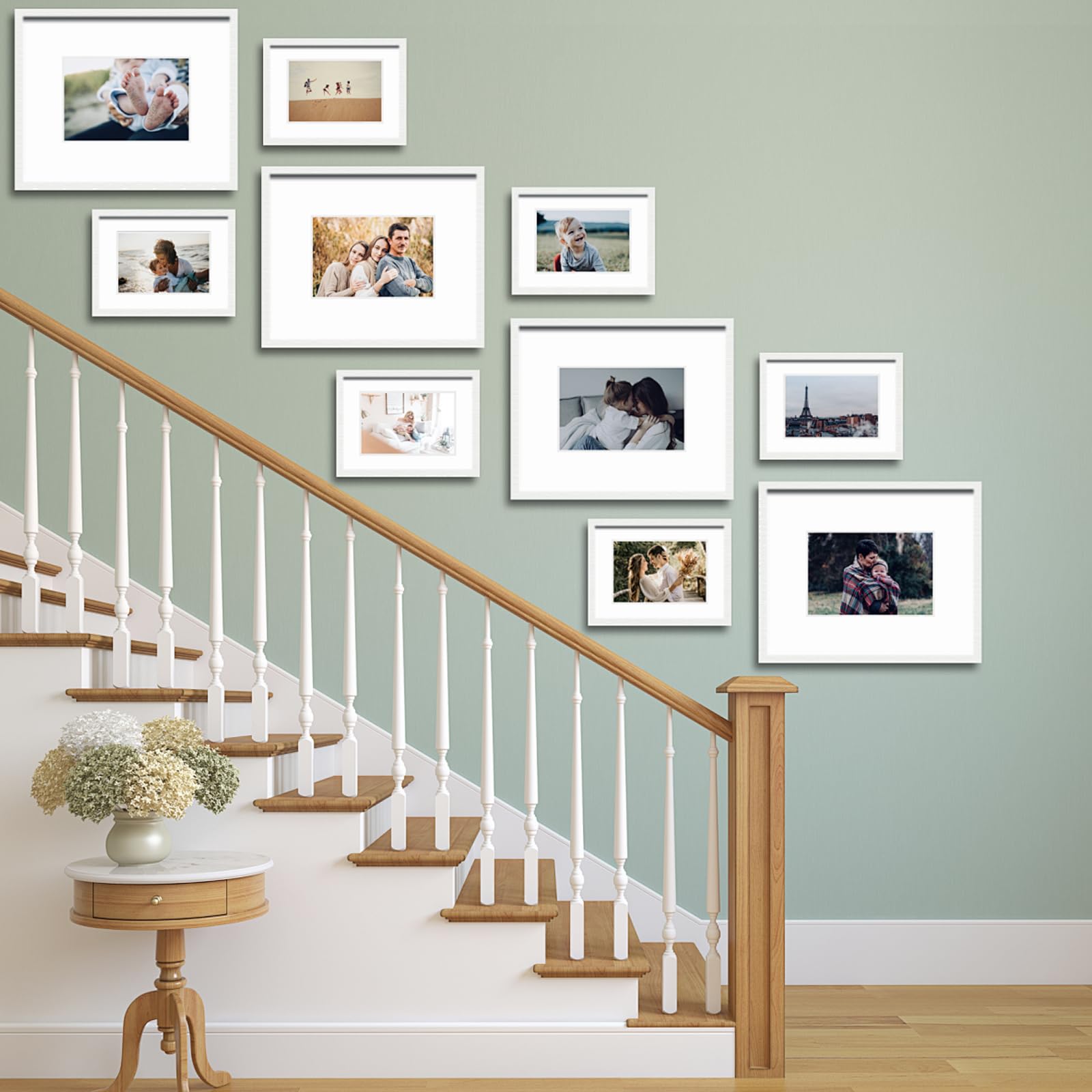 Gancio per Quadri ad Artiglio per Cartongesso 10 Pezzi Ganci da Parete per Appendere Specchi Foto Poster
