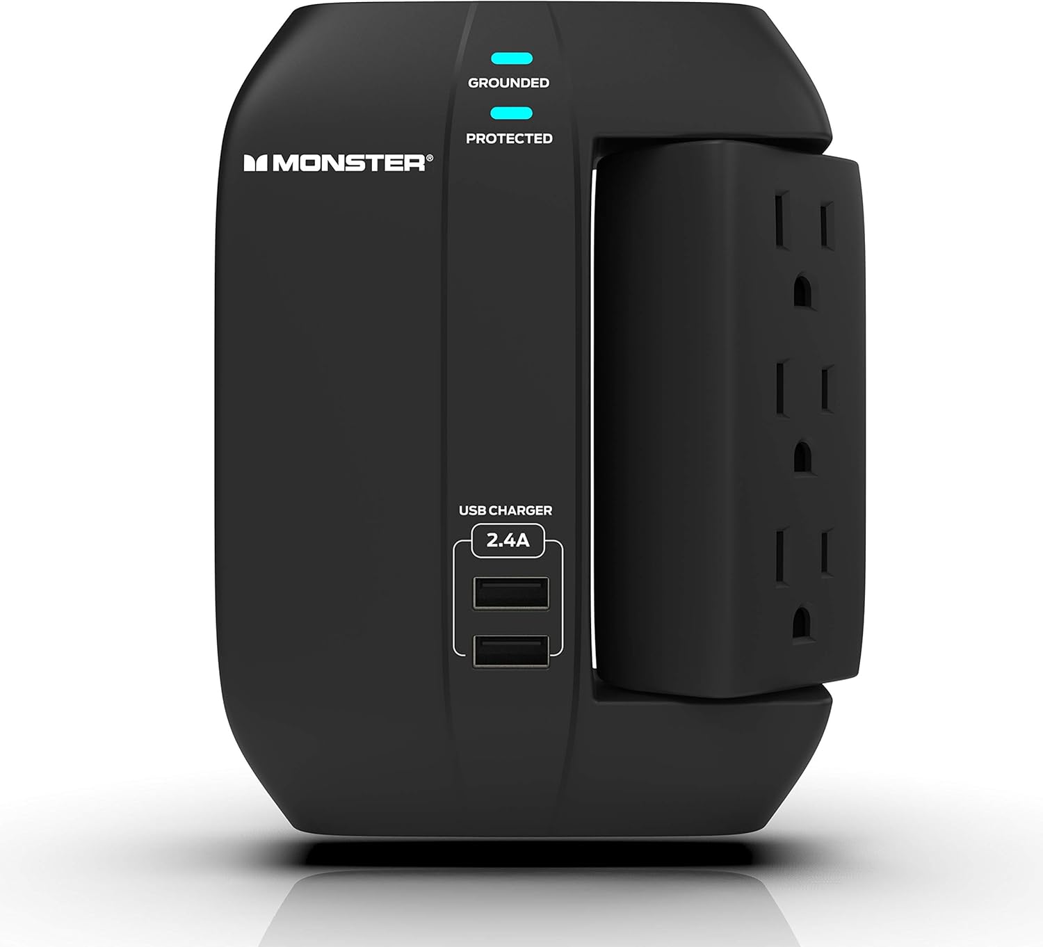 Monster Swivel Socket Wall Tap Surge Protector Power
