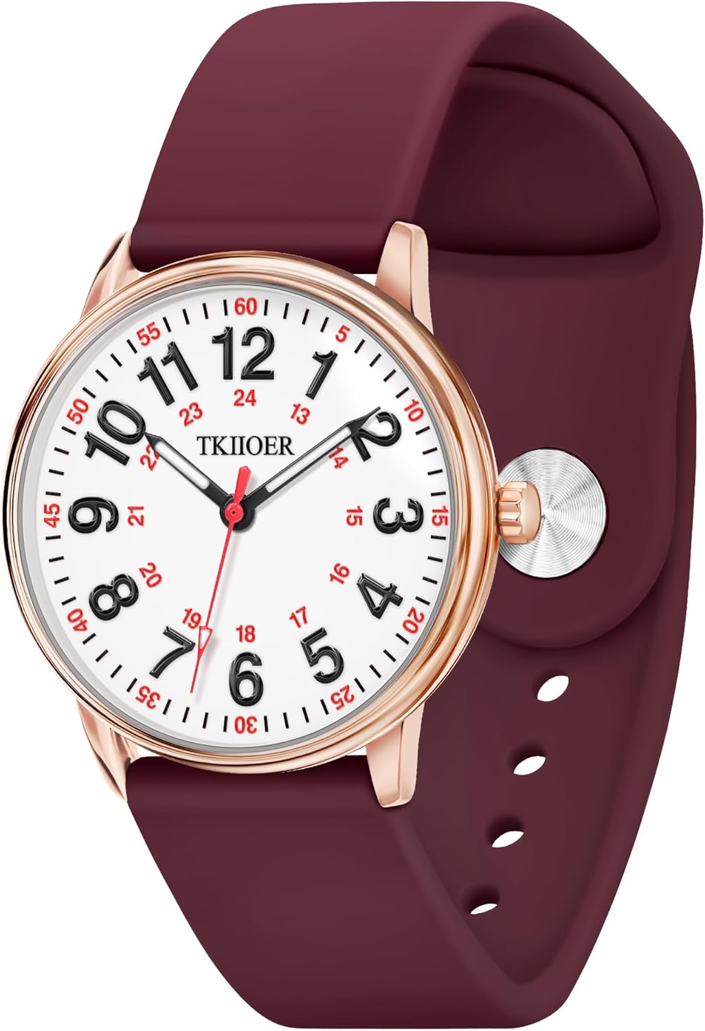 Nurse Watch for Nurse Medical Professionals Students Women Men, 50M Waterproof 12/24 Hour Military Time Luminous Easy Read Dial, Second Hand Watch for Nursing Nurse Watch for Nurse Medical Professionals Students Women Men, 50M Waterproof 12/24 Hour Military Time Luminous Easy Read Dial, Second Hand Watch for Nursing