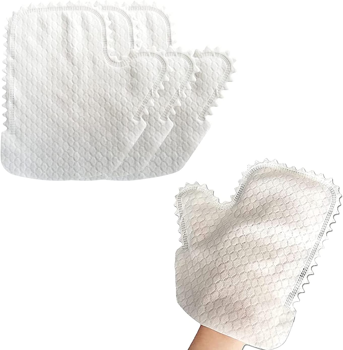 10PCS Fish Scale Cleaning Duster Gloves Microfiber Dusting Mitten