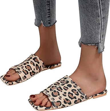 leopard print sandals amazon