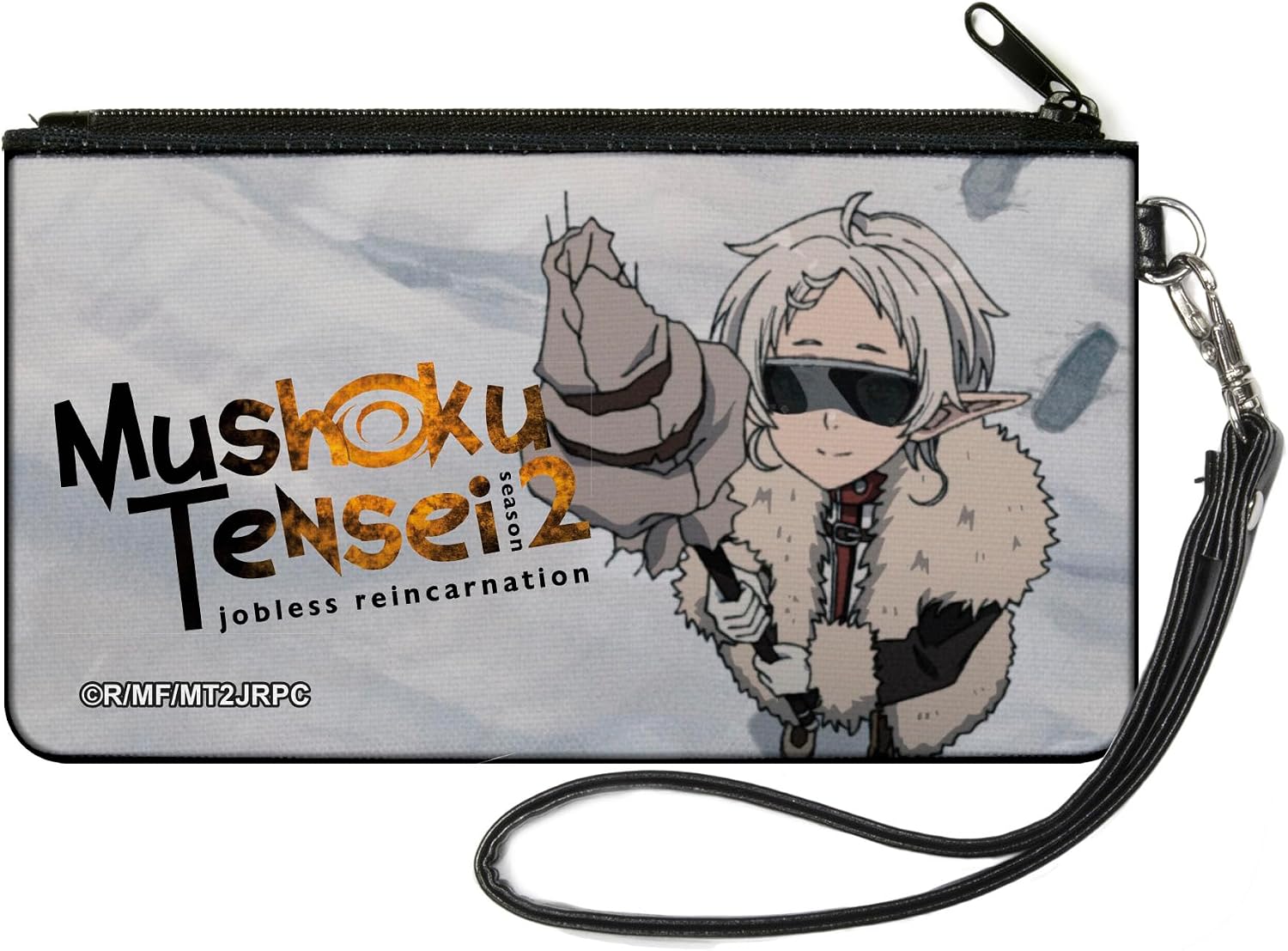 Buckle-Down Mushoku Tensei Jobless Reincarnation Canvas Zipper Wallet image 4