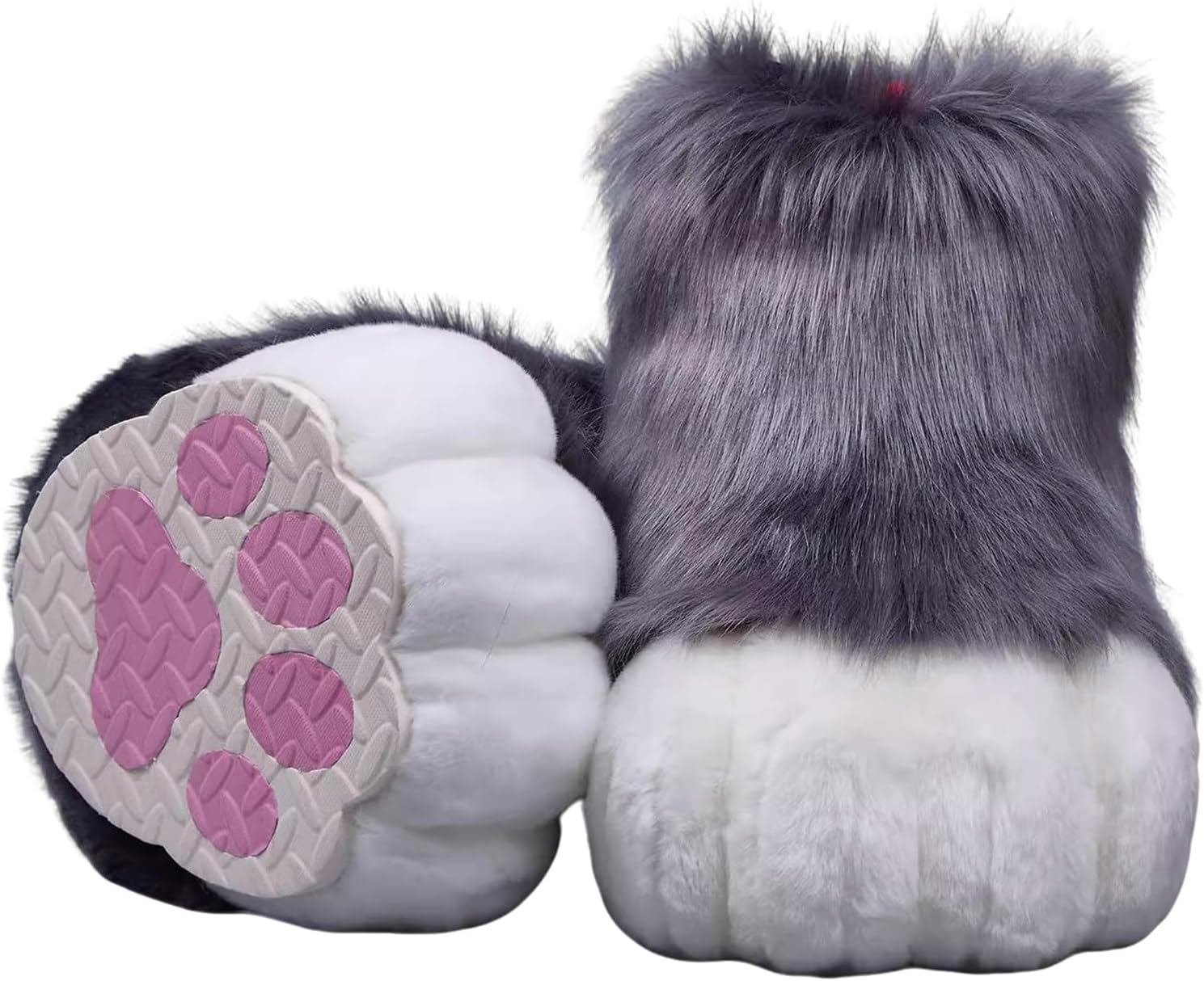Fursuit Furry Feet Paws Shoes Cute Slip-On Cosplay for Anime Conventions Comic Cons Halloween Gatherings Costume Parties