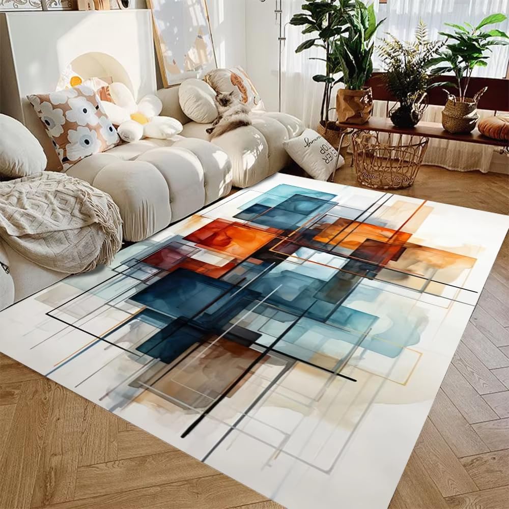 Tapis moderne 150x240 motifs géométriques salon chambre bureau chic