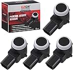 Backup Reverse Parking Assist Sensor Compatible with Chevy Avalanche Silverado Suburban,GMC Sierra Yukon,Buick Lucerne Enclave 25961317 25962147,4 PCS Reverse Rear Backup Bumper Parking Sensors