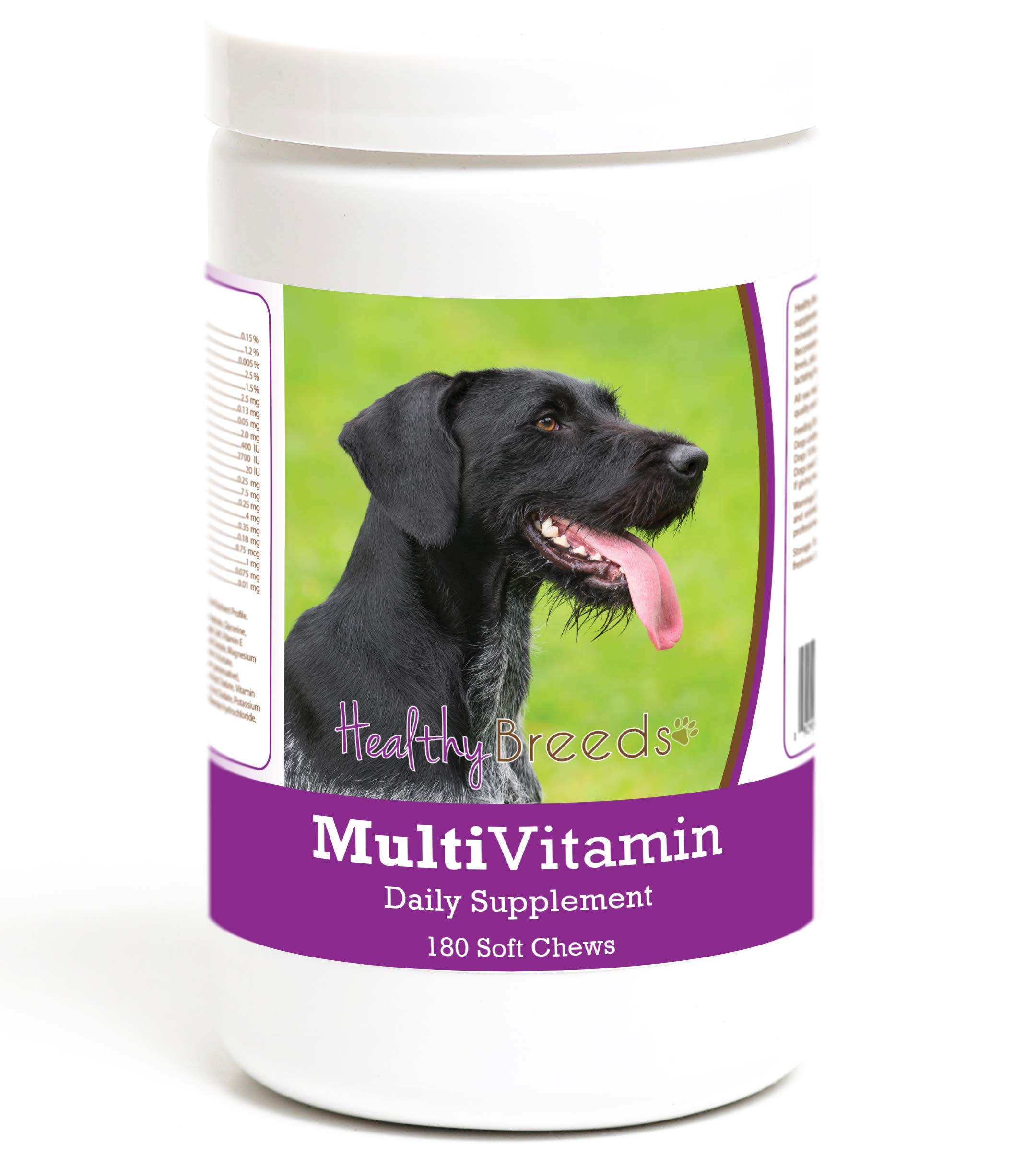 Healthy Breeds German Wirehaired Pointer Multivitamin Soft Chew for Dogs 180 Count