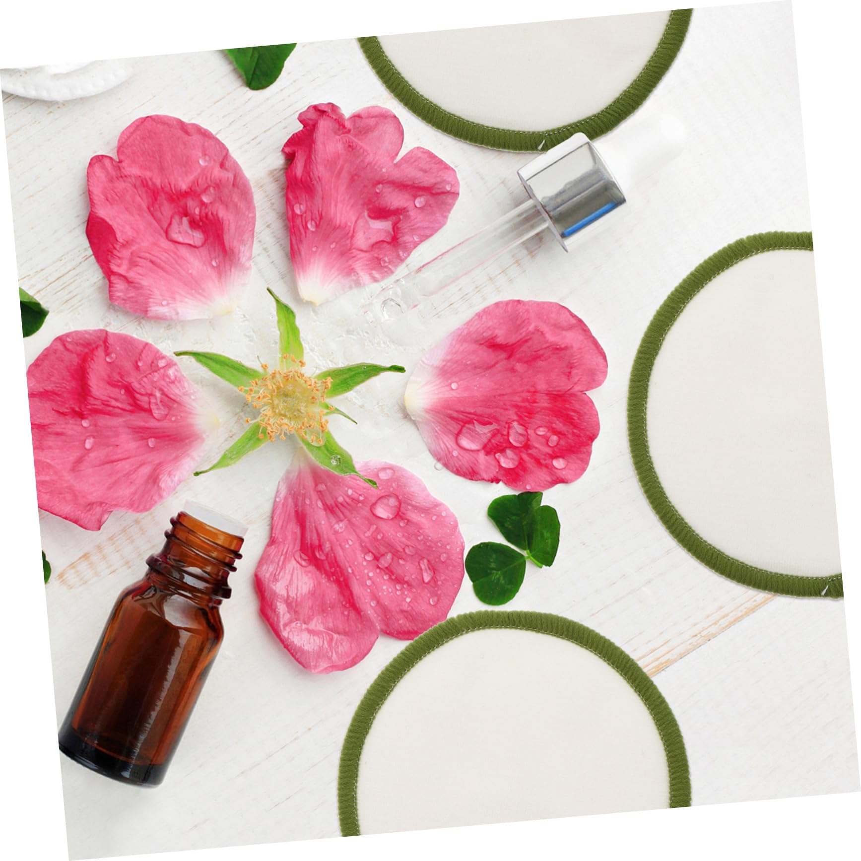 Wiederverwendbare Make Up Entferner Pads aus Bambusfaser 1 Satz