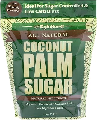 Focus Nutrition, XyloBurst Pure Unrefined Coconut Palm Sugar, Alternative Granulated Sweetener For Diabetics and Hypoglyce...