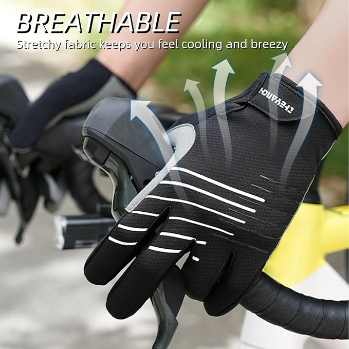 Guantes de ciclismo para hombre y mujer talla Large miniatura 2