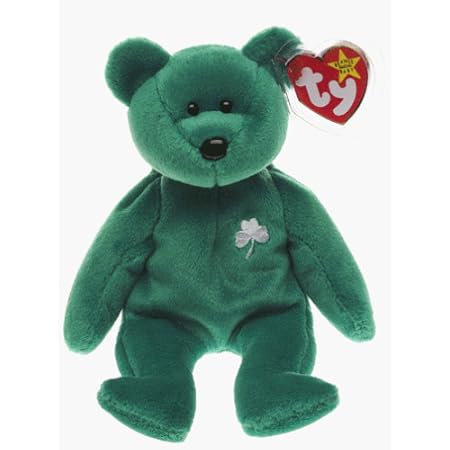 Erin The Irish Bear - Ty Beanie Baby : Amazon.co.uk: Toys & Games