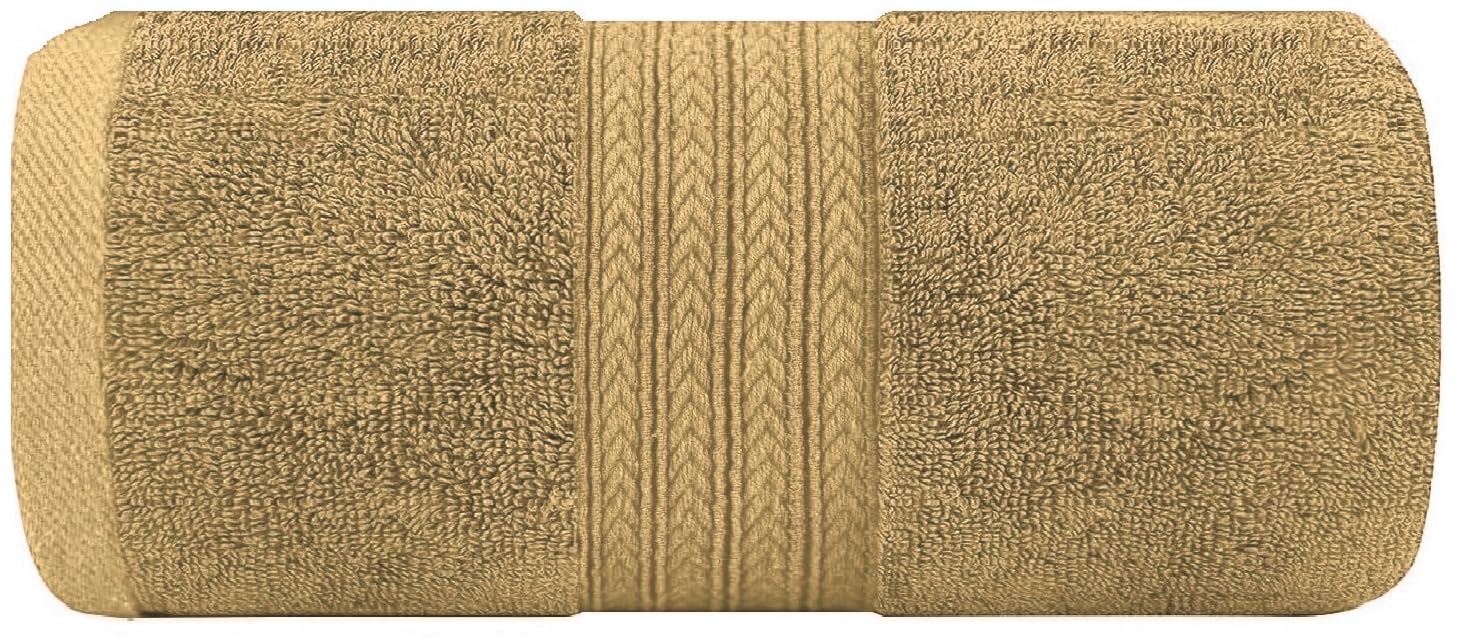 WovenWonder Luxury Bath Towels 800-GSM Super Soft 100% Egyptian Cotton Towel Set Hotel Quality & Highly Absorbent Towels 70x120cm (1, Latte)