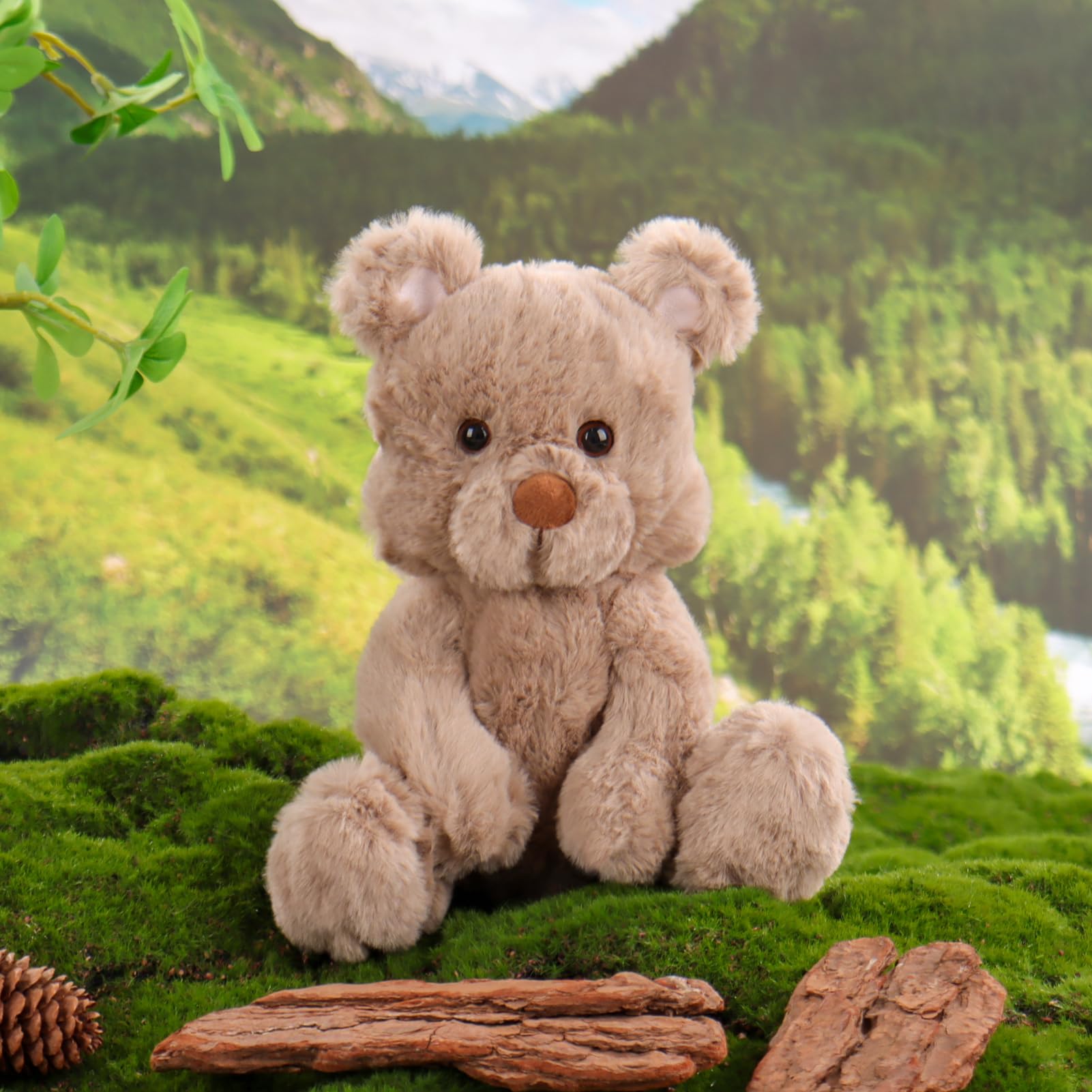 Peluche Dinosaur Apricot Lamb - Doudou Moelleux Pour Enfants - Cadeau Naissance Et Câlins
