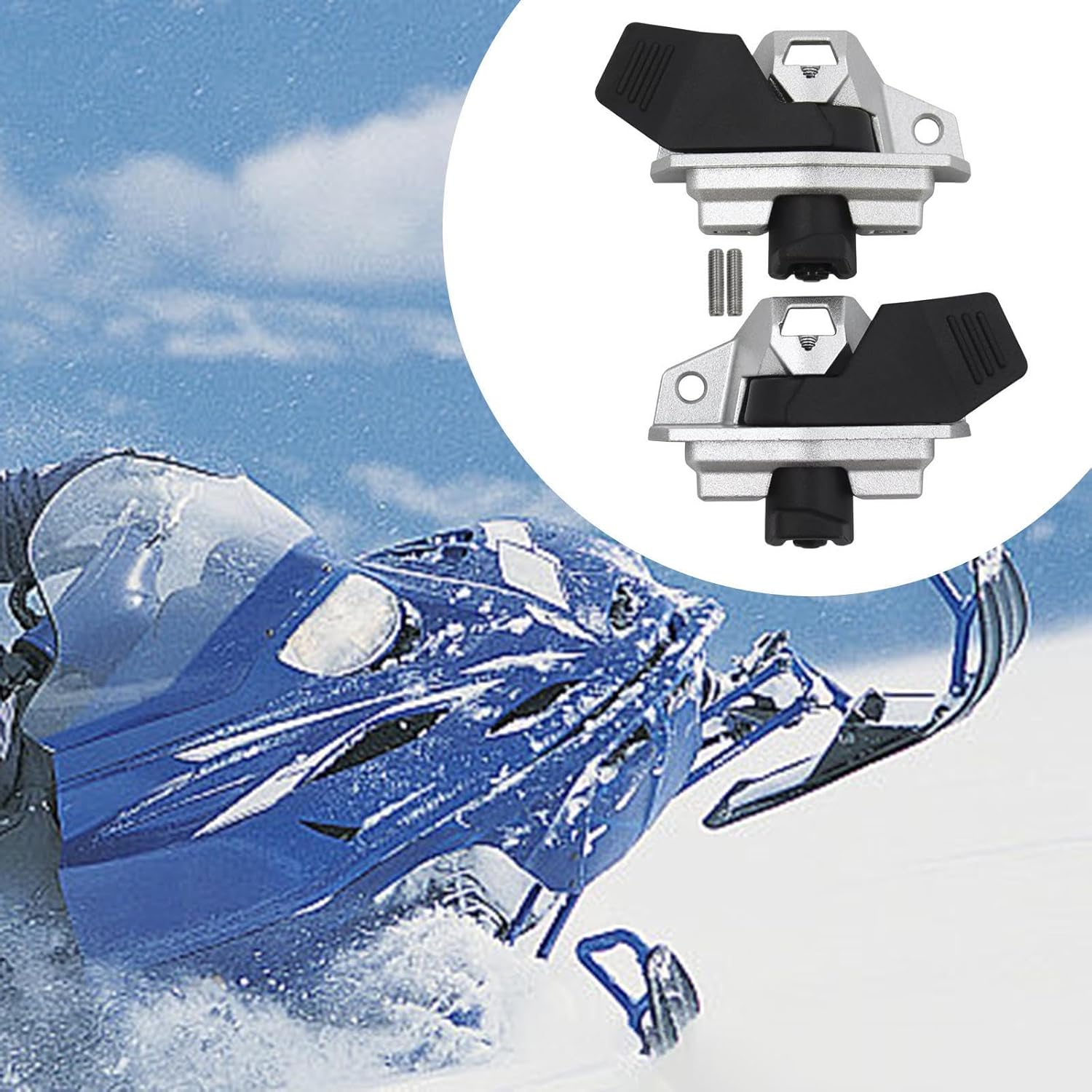 Quick Release Latch Kit 715001707 Replacement for Outlander Max 1000 & 650 Models - Metal Rail Mounting Accessories