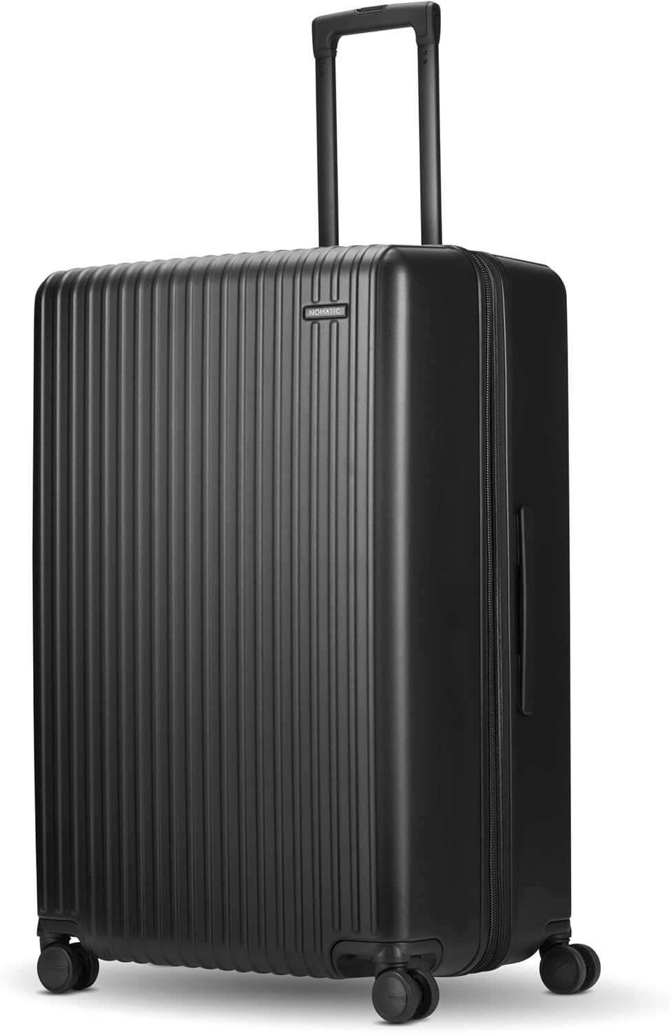 NOMATIC METHOD Roller Luggage: METHOD Check-In Roller Luggage, Premium Heavy-Duty Checked - Expandable Deep Suitcase with Compression Straps - Hard Case for Men and Women (Black)