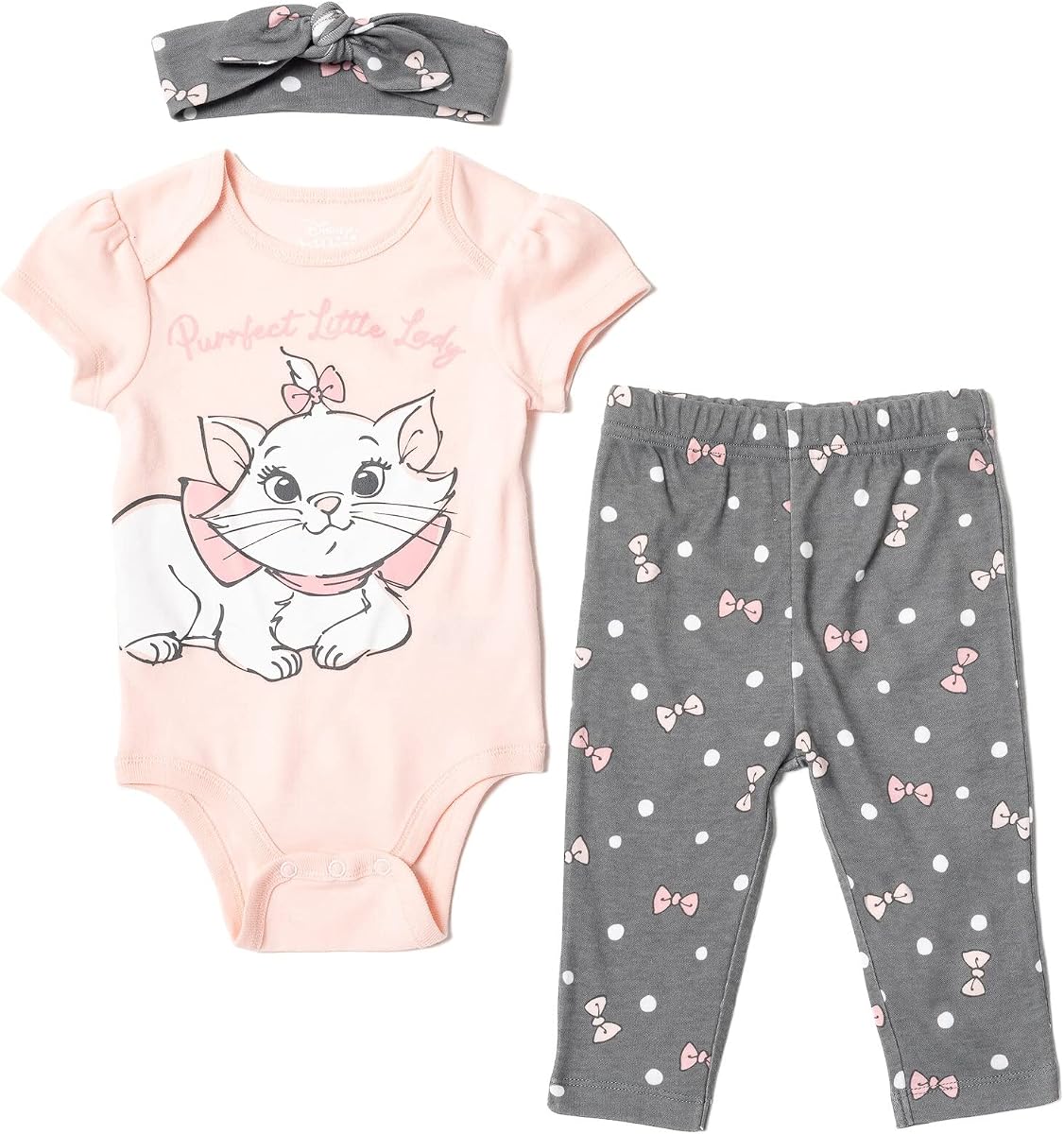 Disney Pixar Toy Story Lion King Minnie Mouse Baby Girls Bodysuit Pants and Headband 3 Piece Outfit Set Newborn to Infant