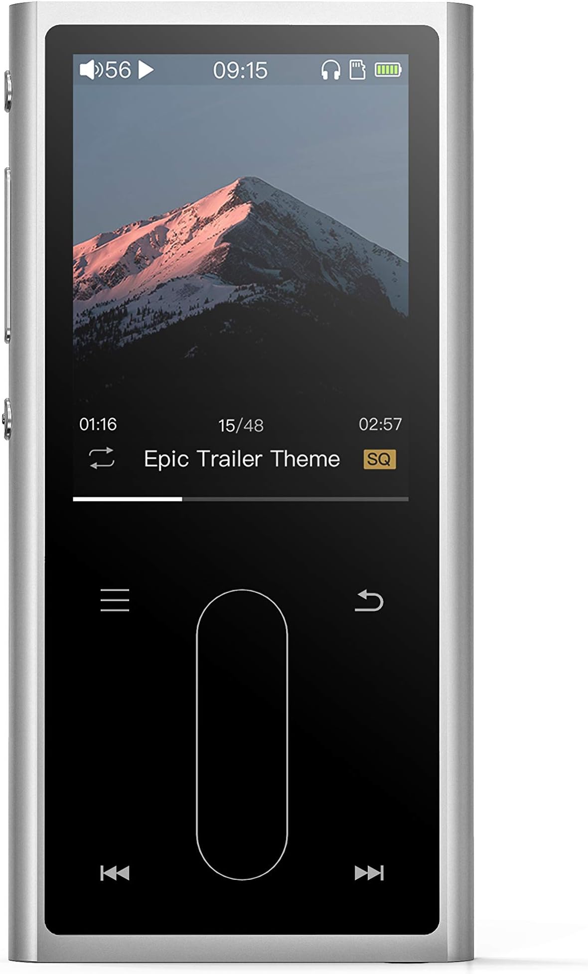 FiiO M3K MP3/MP4 Player and Recorder, MP3 player, Silver