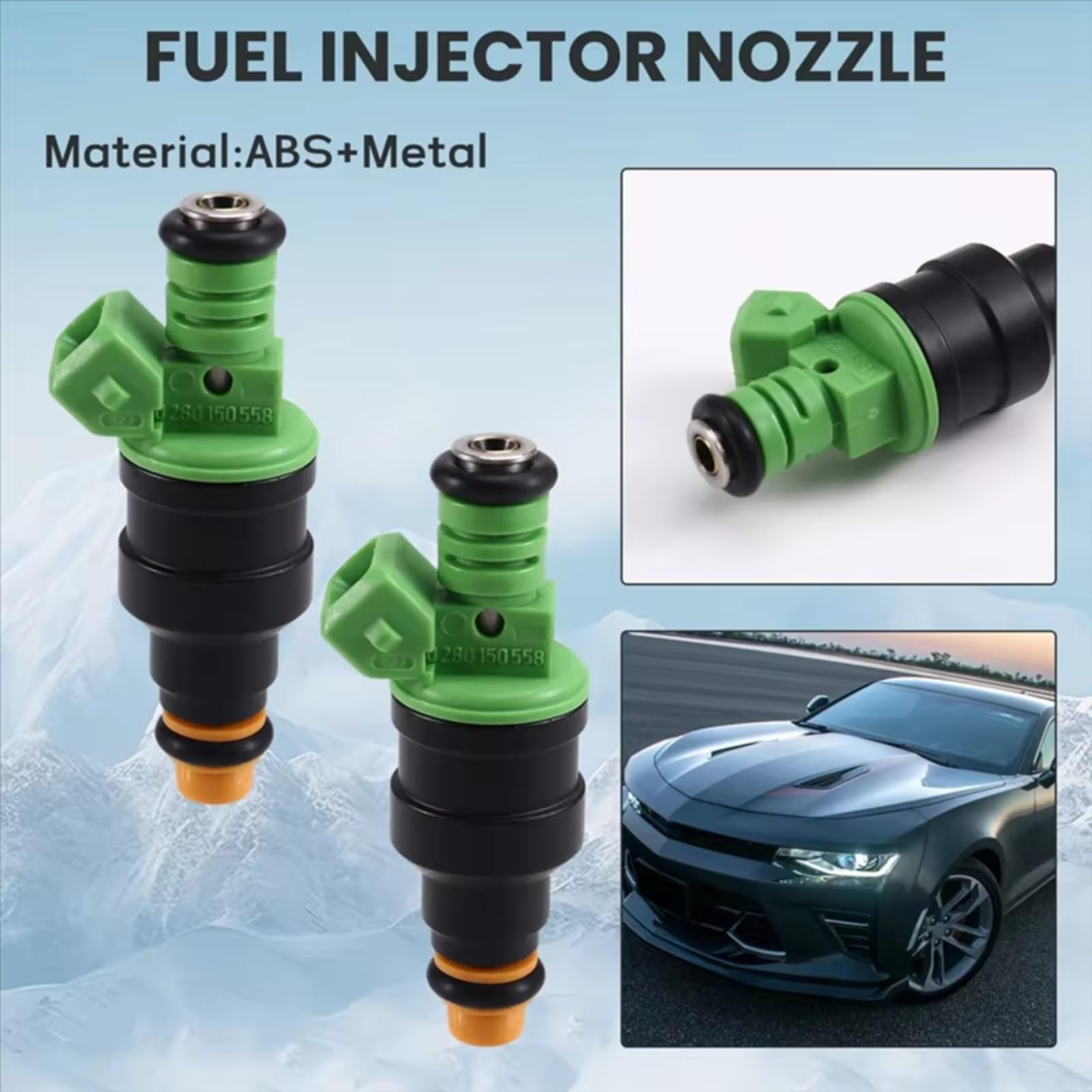 Boquilla Inyector Inyectores Combustible 4 Piezas 0280150558 0280155968 Compatible Con Ford Linghtning 1999 2000 2001 2002 2003 2004 Para Mustang GT LX Cobra 5.0L 1986-1995