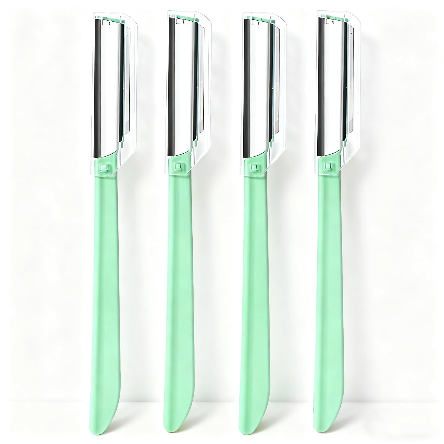 4Pcs women's Eyebrow Trimmers, Hair Removers,and Hair Removers. Equipped With Anti Slip Handle and Protective Cover, Multifunctional To Remove Fine Hair and Other Unnecessary Hair.