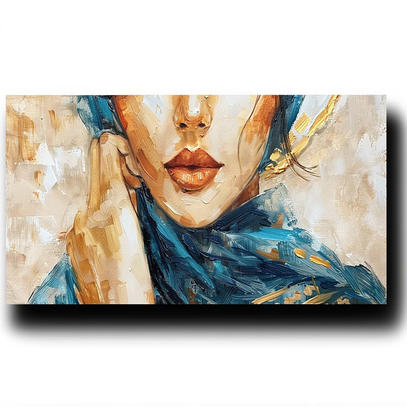 DIY Malen nach Zahlen Erwachsene Frau Malen nach Zahlen ab 7 jahre Mädchen Abstrakt Kreativ set für Erwachsene mit Leinwand Acrylfarben set und Pinsel, Bastelset zum Bemalen für Wanddeko 80X160cm 7--S