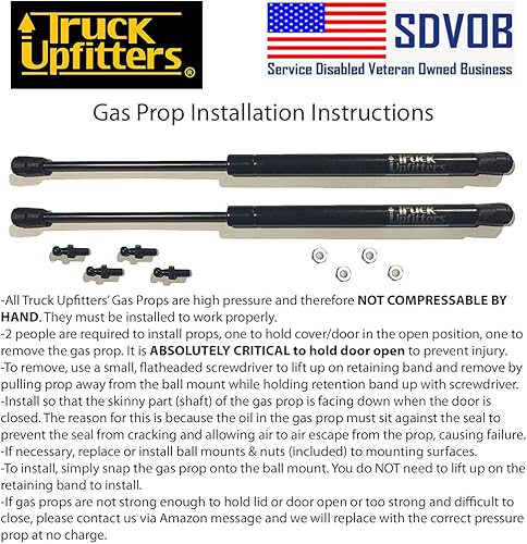 Miniatura 7 de 2 elevadores de camión de 11.0in compatibles solo con cajas de herramientas de aluminio RKI (11.4in de diámetro exterior de 8.3in de compuesto de