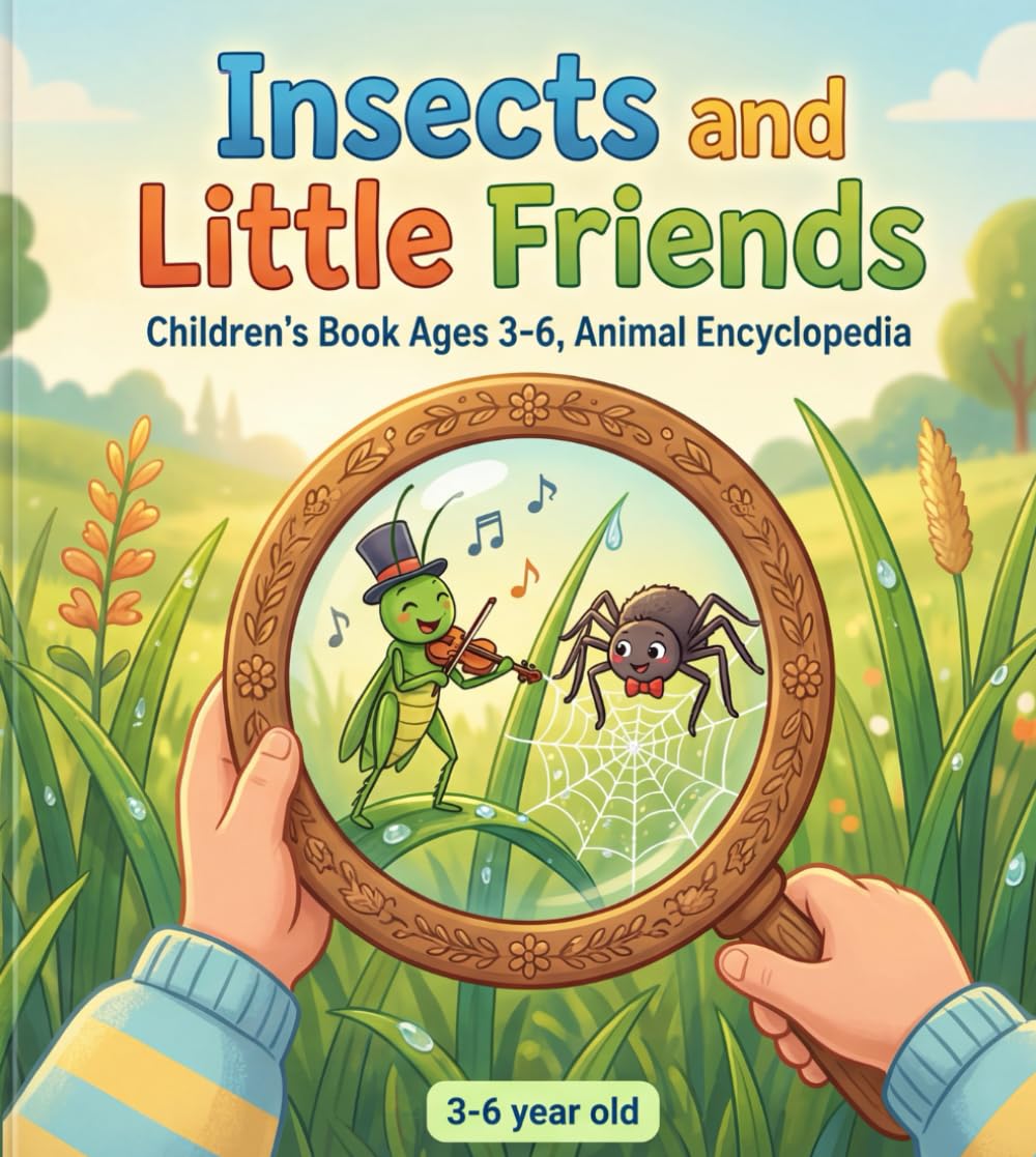 Insects and Little Friends: Children's Book Ages 3-6, Animal Encyclopedia (Adventure! My Animal Friends)